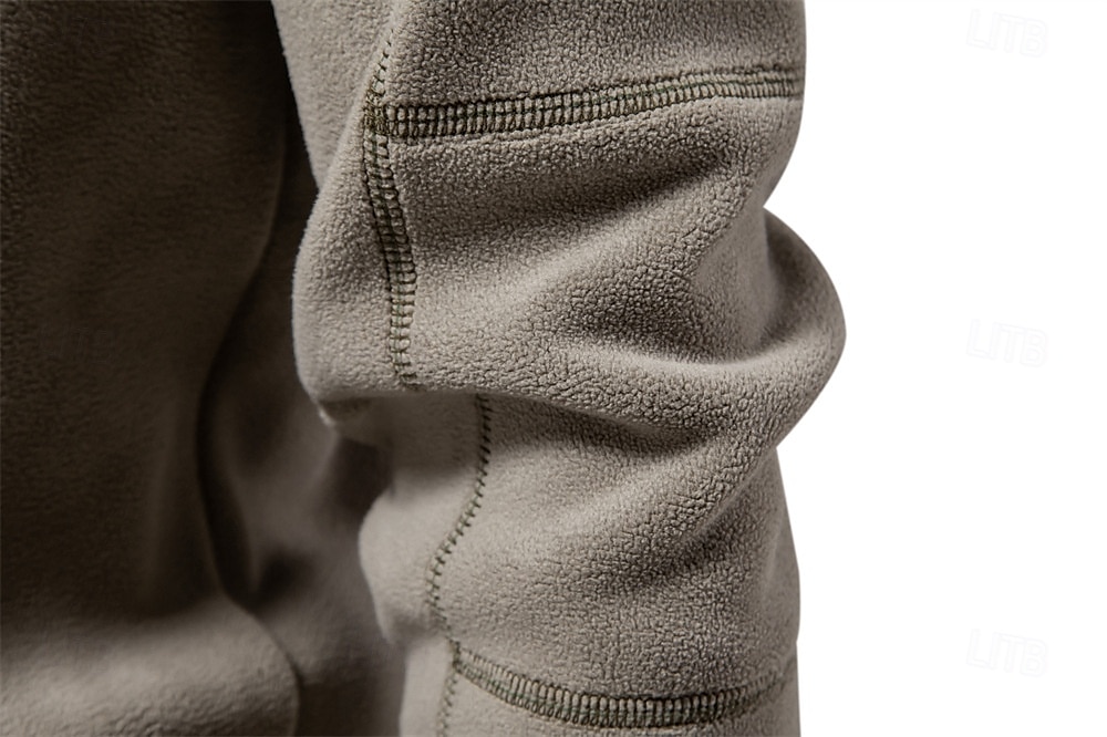 Per uomo Felpa con cappuccio e zip Felpa con zip corta Nero Blu Marrone Verde Cachi Mezza zip Semplice Sport & Outdoor Casuale Quotidiano senza stampa Poliestere Attivo Cool Casual Primavera del 2025 a $31.99 –P9
