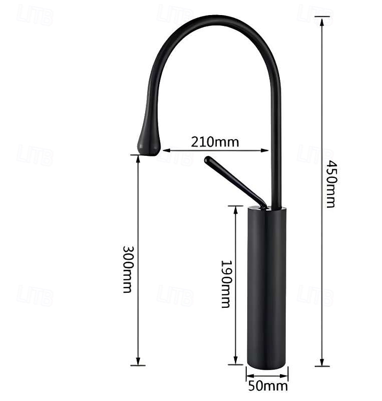 Waschbecken Wasserhahn - Wasserfall Galvanisierung Mittellage Einhand Ein LochBath Taps 2025 - $137.99 –P2