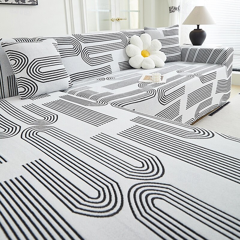 capa de sofá em tecido jacquard capa elástica para sofá capa elegante e durável projetada para se ajustar perfeitamente ao seu sofá, adicionando um toque de sofisticação à decoração da sua sala de de 2025 por $53.99 –P4