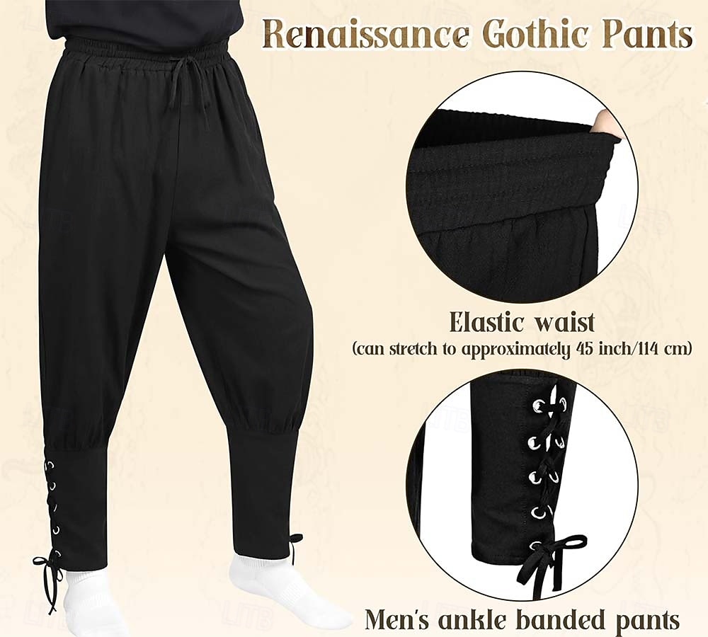 8-teiliges Wikinger-Piratenkostüm für Herren mit Rüstungsset, Retro-Vintage-Mittelalter-Renaissance, 17. Jahrhundert, Ritter, Ranger, Elfen, Walhalla, für Halloween, Karneval, Larp, Renaissance Faire 2025 - $58.99 –P4