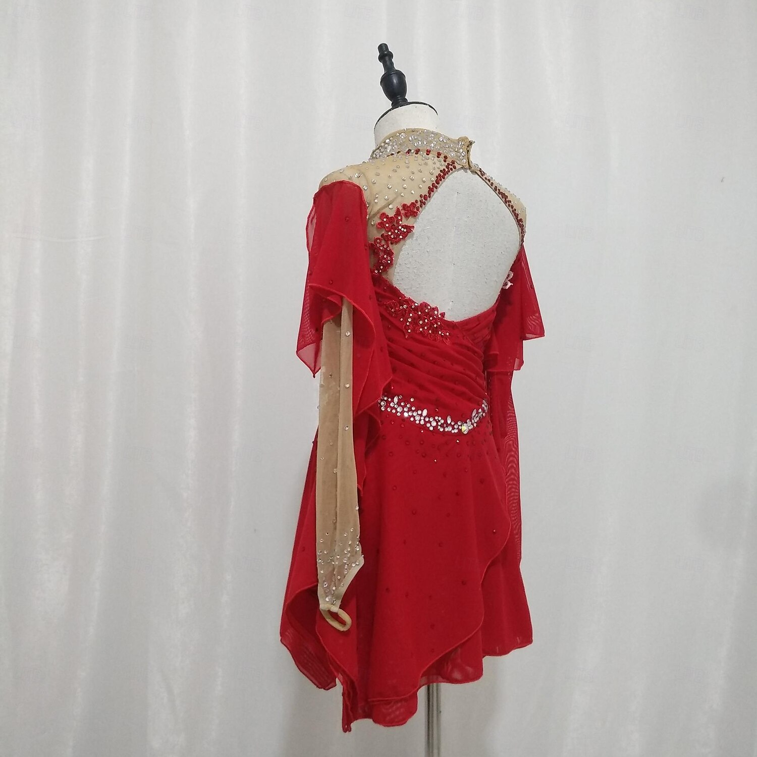 Figure Skating Costumes Artistic Gymnastics Costumes Ice Skating Performance Costumes Rhythmic Gymnastics Performance Costumes Sportswearred 2025 - $257.99 –P6