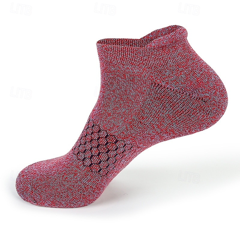 Hombre 5 pares Paquetes múltiples Calcetín Calcetines hasta el Tibio Calcetines Cortos Calcetines informales Amarillo Rojo Color Plano Deporte Diario Vacaciones Básico Medio Primavera Otoño Moda 2025 - $14.49 –P6