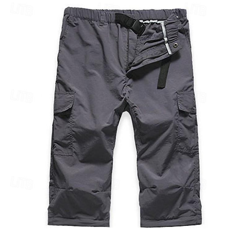 Voor heren Combatbroek Cargohosen Wendbare Hosen Militair Buiten Normale pasvorm waterdicht Ademend Sneldrogend Broeken / Regenbroek / Overbroek Elastische taille Leger Groen donkergrijs Jagen 2025 - $29.99 –P14
