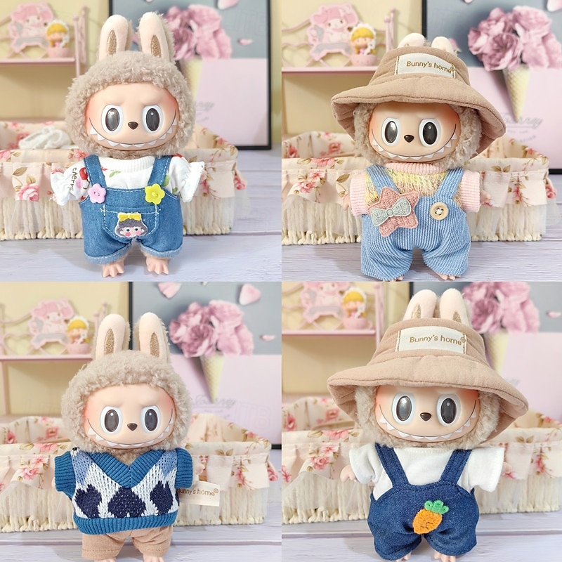 2025年 ドール服スーツForLabubu 7インチ/17cmぬいぐるみドール服セット（ドールなし）  コレクション – $12.99 –P1