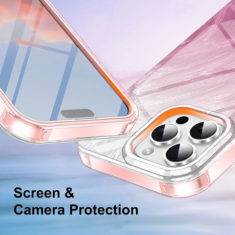 telefoon hoesje Voor iPhone 16 Pro Max Plus iPhone 15 Pro Max Plus iPhone 14 13 12 11 Pro Max Plus Wallet Card Case Ondersteuning draadloos opladen Retro TPU Acryl 2025 - $17.99 –P7