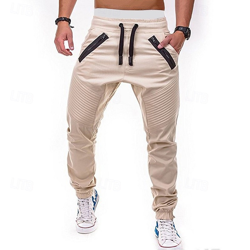 Hombre Pantalones de Deporte Persona que practica jogging Pantalones para correr Pantalones deportivos Correa Cintura elástica Plano Comodidad Deporte Casual Azul Marino Verde Trébol Microelástico 2026 - $18.99 –P7