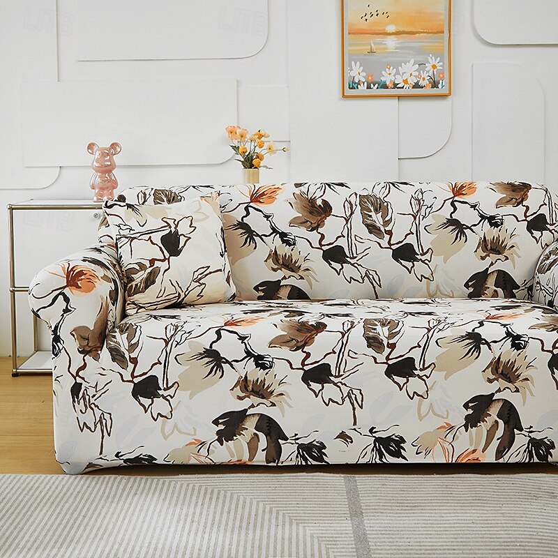 Printed Sofa Cover Elastic Sofa Slipcover for L-Shaped Couches Stylish and Durable Furniture Protector Ideal for Refreshing Your Living Room Decor with a Unique Design 2025 - $36.99 –P14