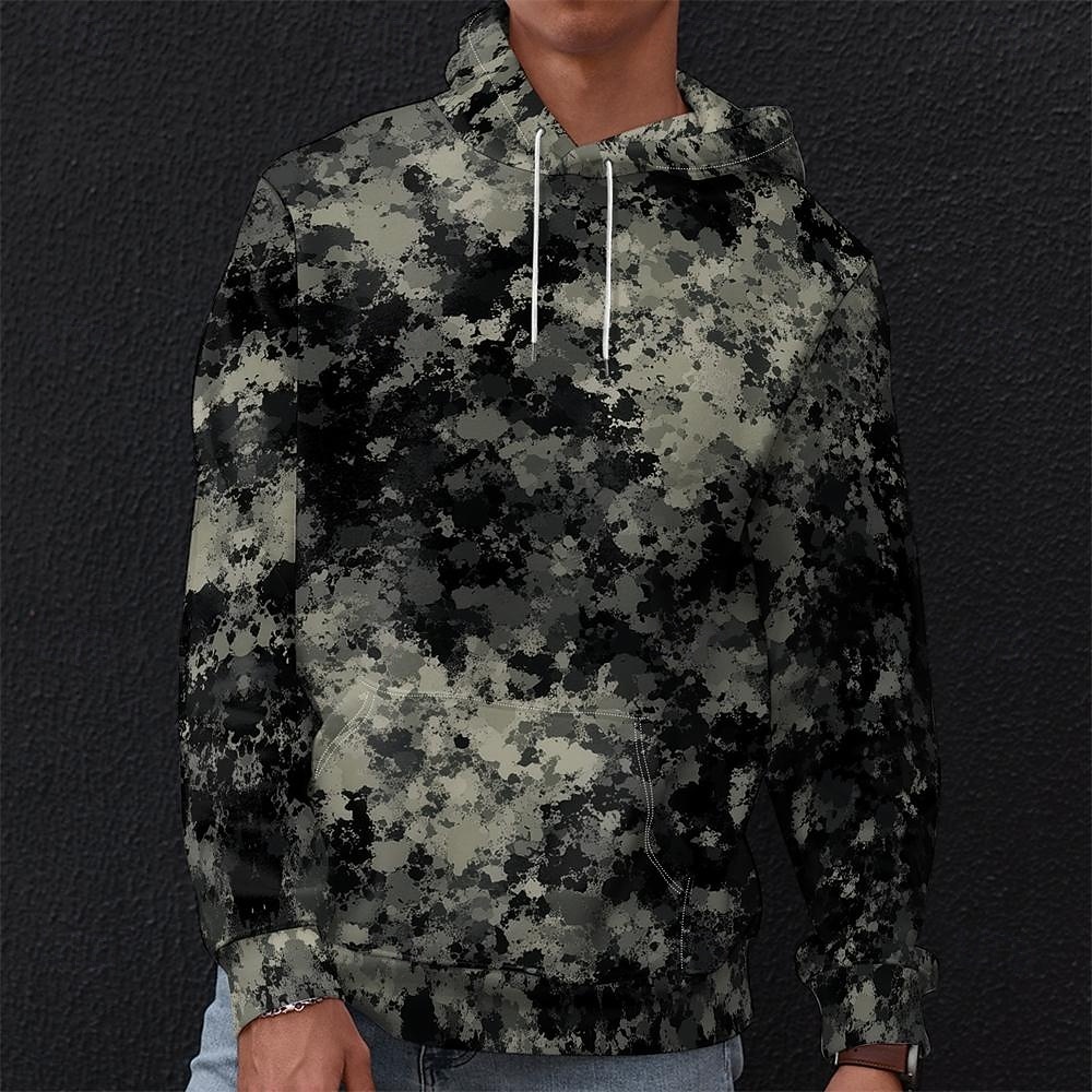 Homens Gráfico camuflagem Moletom Moletons Férias Diário Manga Longa Com Capuz Férias Esportes Para Noite Camuflado Estampado Inverno Primavera & Outono Designer de 2025 por $36.99 –P3