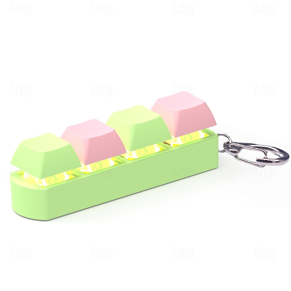 1pc jouet à clic avec clavier lumineux à LED - nouveauté &Jouets gag, jouets à presser pour adultes avec stimulation sensorielle, design de porte-clés amusant et divertissement portable de 2025 ? $18.49 –P7