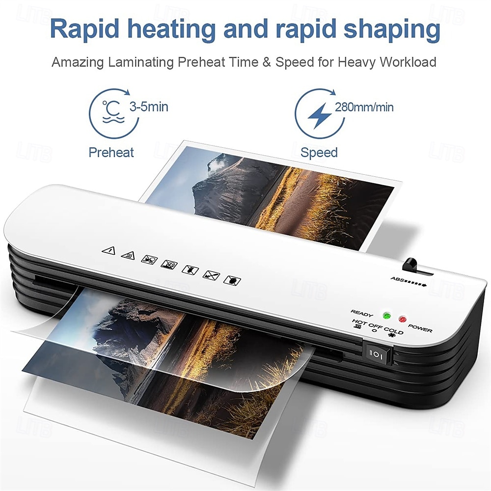 Laminator Machine 4 in 1 Thermal Laminator Quick Warm-Up Paper Trimmer 9 inches Max Width 2025 - $55.99 –P1