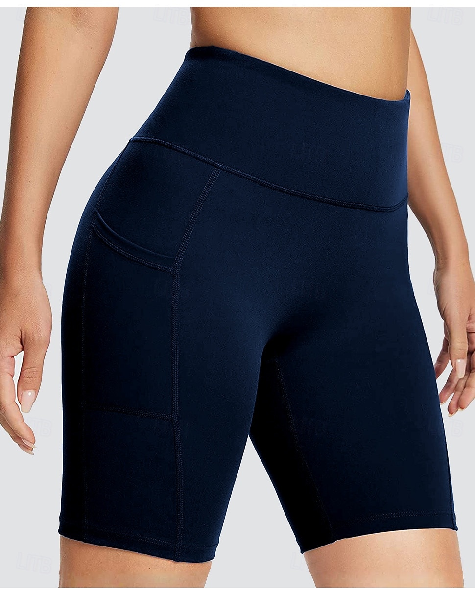 Per donna Pantaloncini da ciclismo Bicicletta Pantaloncini Vestibilità aderente Gli sport Elastico Traspirante Nero Blu scuro Abbigliamento Abbigliamento ciclismo del 2026 a $25.99 –P11