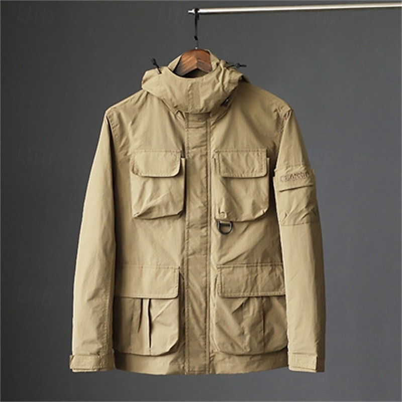 Homens Jaqueta Softshell Jaqueta de Trilha Ao ar livre A Prova de Vento Impermeável Jaqueta leve Jaqueta corta-vento Viajar Preto Verde Tropa Azul Marinho Cáqui de 2025 por $56.99 –P2