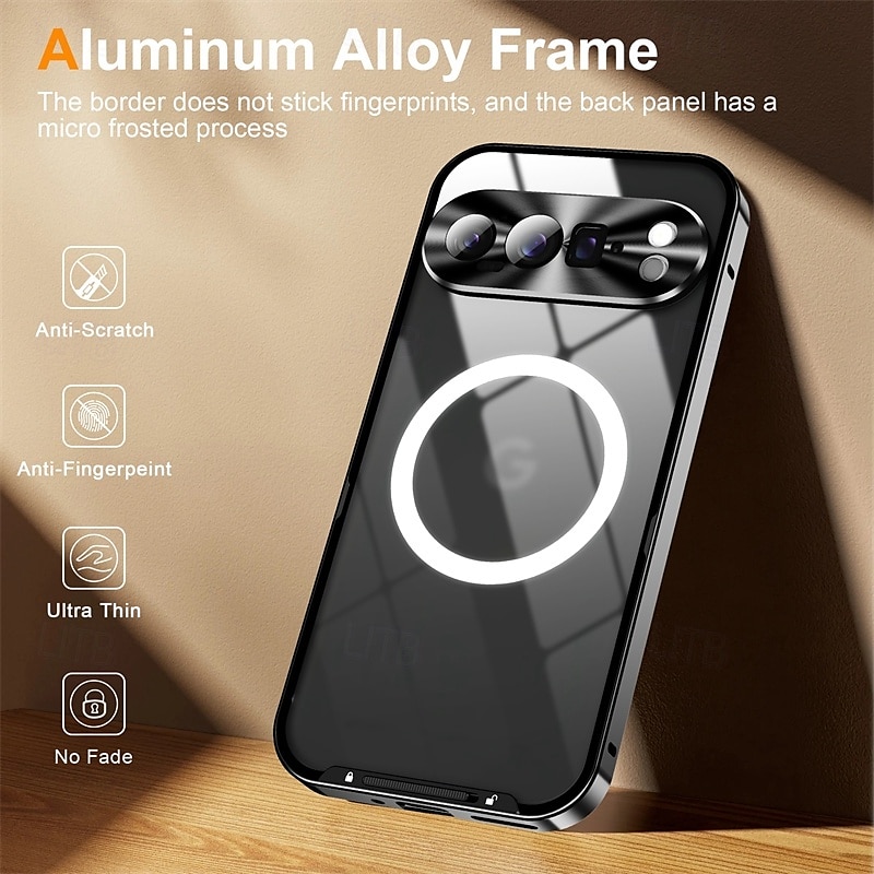 telefoon hoesje Voor Google Pixel 9 Pro Pixel 9 Pro XL Pixel 8 Pro Pixel 8 Pixel 9 Pixel 7 Pixel 7 Pro Magnetische adsorptiekoffer Met Magsafe Transparant Cameralensbeschermer Ondersteuning draadloos 2025 - $27.99 –P9