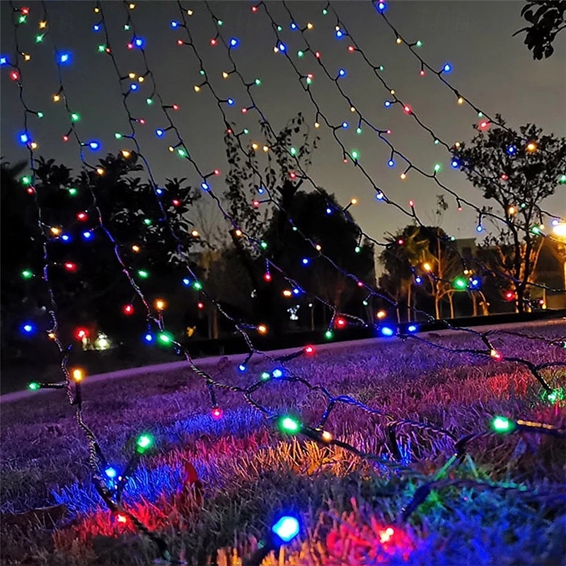dc24v tensão segura led luzes de corda de natal 100m 50m 20m 10m com 800 leds e 400 leds, luzes de natal de tira de fadas, iluminação externa à prova d'água ip65 para natal, festa, eventos de ano de 2025 por $22.99 –P16