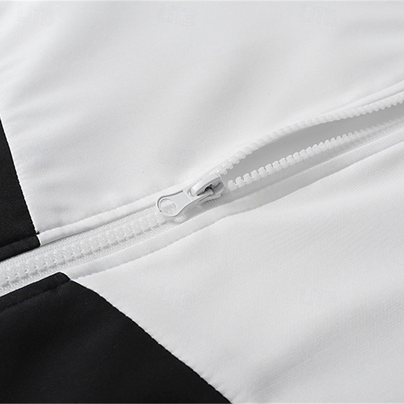 رجالي بدلة رياضية بذلة رياضة رباط جيب ألوان متناوبة تيشيرت هودي وبنطلون مجموعة ملابس رياضية الربيع الخريف أسود أخضر داكن تمرين نادي رياضي الركض ركض ناعم متنفس كم طويل رياضة ألبسة رياضية مرن نسبياً 2026 - $44.99 –P17