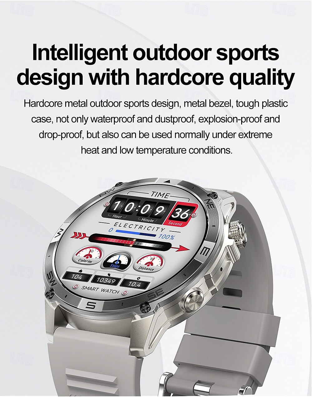 IMOSI GPS HK08 Smart Watch AMOLED Compass Altitude Air Pressure Bluetooth Call World Time 530MAH Sport Tracker Outdoor Clock 2025 - $68.99 –P11