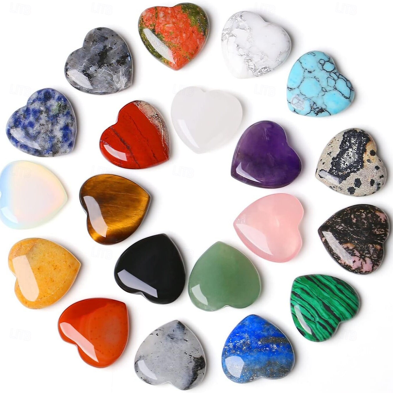 1 bucată calendar de advent cu pietre prețioase de Crăciun, 24 de pietre prețioase de cristal naturale, pietre prețioase de deschis în fiecare zi pentru colecția de învățare, calendar de advent de 2025 - $28.99 –P5