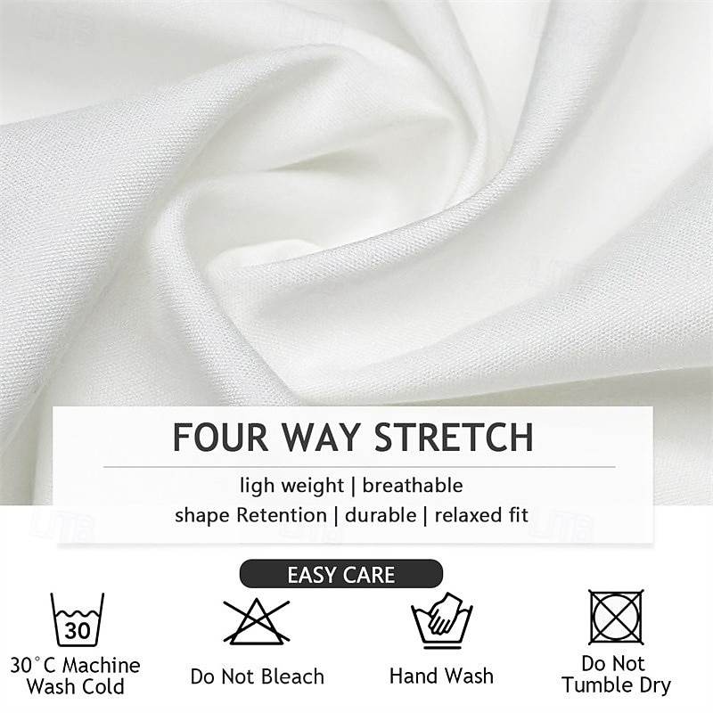 Men's Shirt Dress Shirt Letter Printed Street Wear to work White Long Sleeve Turndown Spring & Summer Clothing Apparel Print 2025 - $25.99 –P5