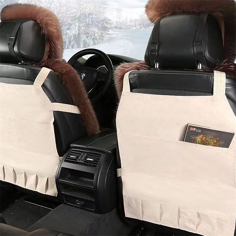 1pc Copertura per Sedile Auto in Finto Vello Protettore Caldo Invernale Elegante Cuscino Universale a Grandezza Completa per Auto Sedile del Conducente del 2025 a $171.99 –P9