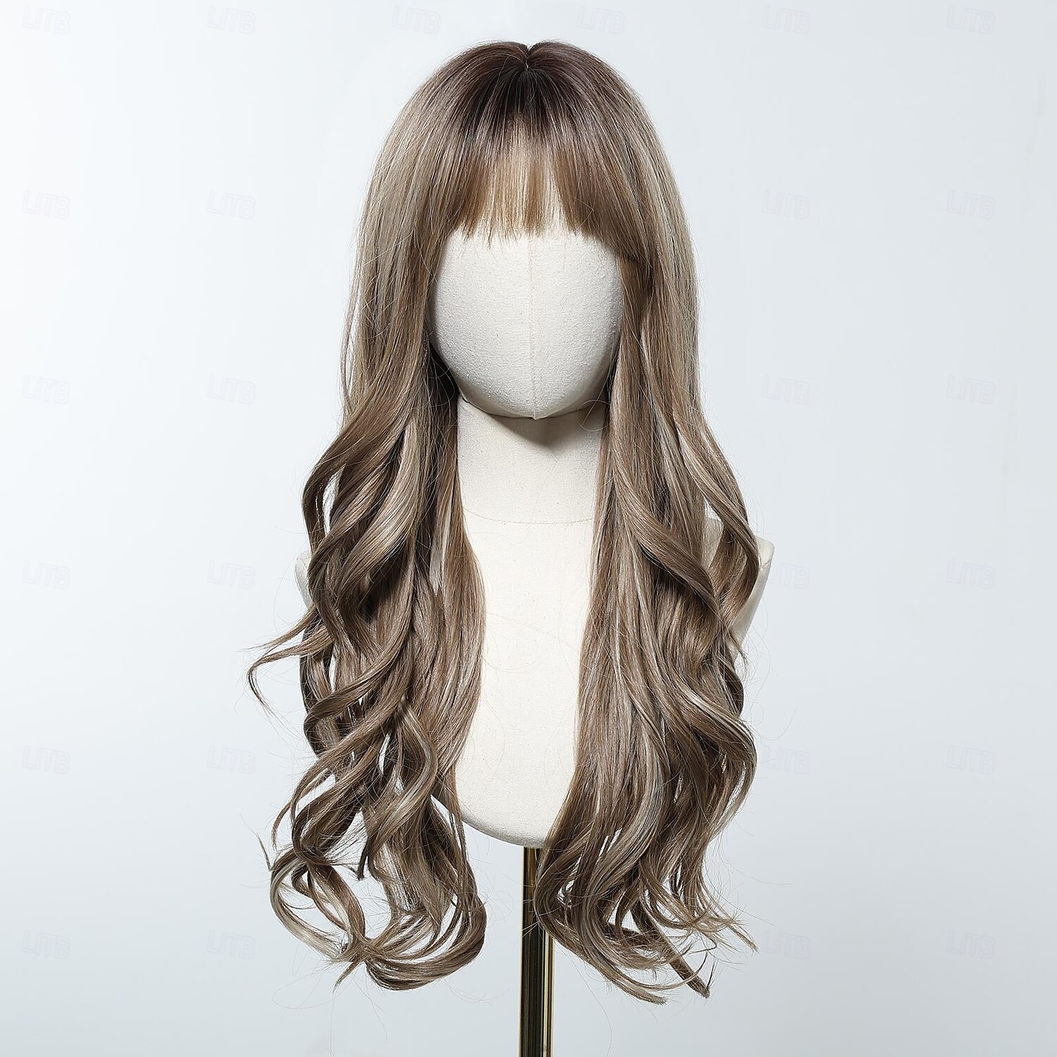 Synthetische pruiken Uniformen carrière Kostuums Prinses Gekruld Golvend Middelste stuk Gelaagd kapsel Met pony Machinegemaakt Pruik 66.0 cm sepia Synthetisch haar Dames Cosplay Feest Modieus Bruin 2025 - $27.99 –P1