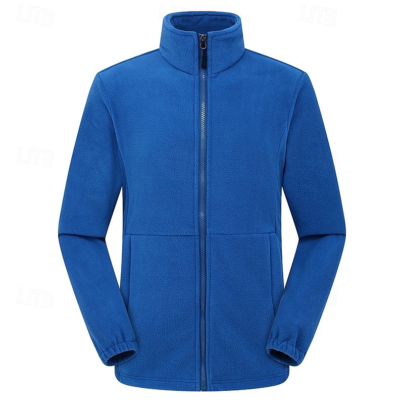 Women's Hiking Fleece Jacket Winter Outdoor Thermal Warm Fleece Lining Fleece Jackets Full Zip Climbing Camping / Hiking / Caving Traveling Light Khaki Black Yellow Pink Red 2025 - $34.99 –P18
