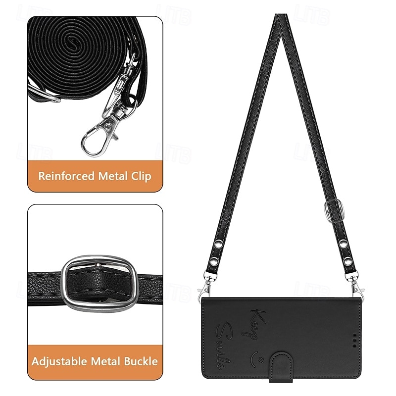 Phone Case For iPhone 16 Pro Max Plus iPhone 15 Pro Max Plus iPhone 14 13 12 11 Pro Max Plus Mini SE Back Cover with Stand Holder Magnetic with Lanyard Retro TPU PU Leather 2025 - $17.99 –P16