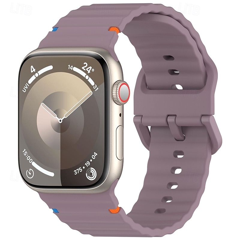 Sportszíj Kompatibilis valamivel Apple Watch óraszíj 38mm 40mm 41mm 42mm 44mm 45mm 49mm Elasztikus Állítható Szilikon Csere óraszíj mert iwatch Ultra 2 Series 9 8 7 SE 6 5 4 3 2 1 2025 - $10.99 –P14
