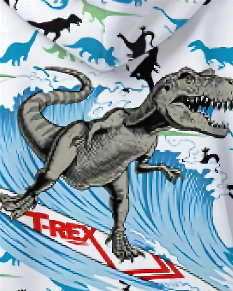 Pojkar 3D Grafisk Tecknat Dinosaurie Huvtröja Långärmad Vår Höst Mode Streetwear Barn 4-12 år Huva Utomhus Ledigt Dagligen Normal 2025 - $18.99 –P3