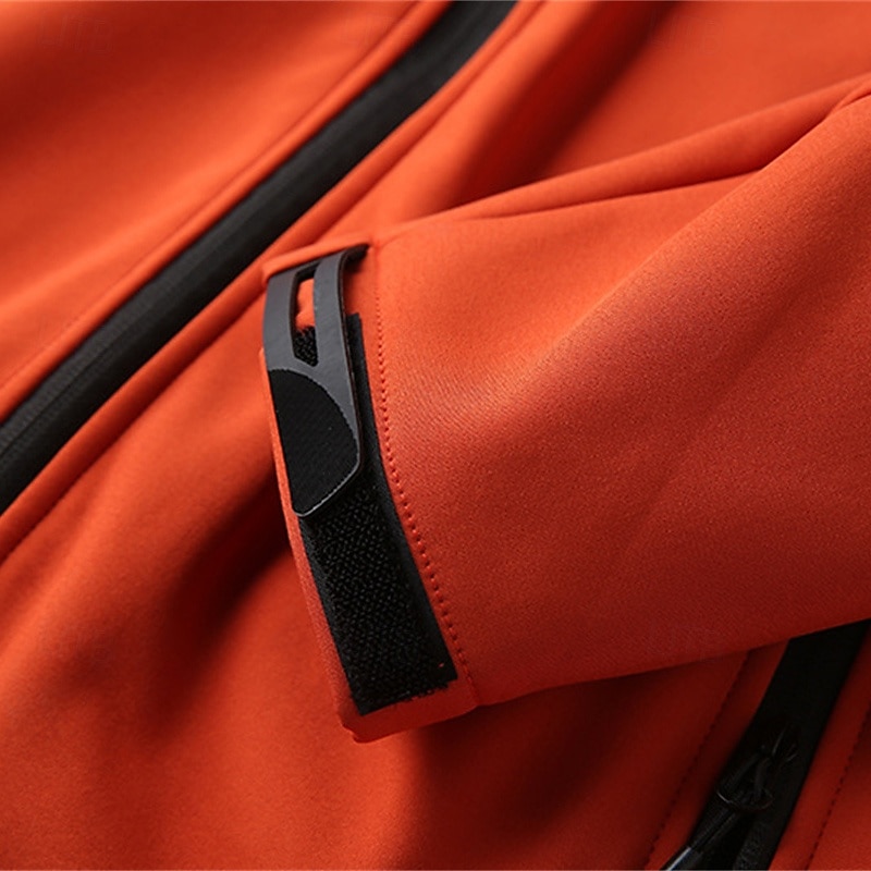 Herren Fleecejacke für Wanderer Winter Draussen warm Fleece-Futter Wasserdicht Windundurchlässig Vliesjacken Voller Reißverschluss Klettern Camping / Wandern / Höhlenforschung Reisen Schwarz 2025 - $56.99 –P6