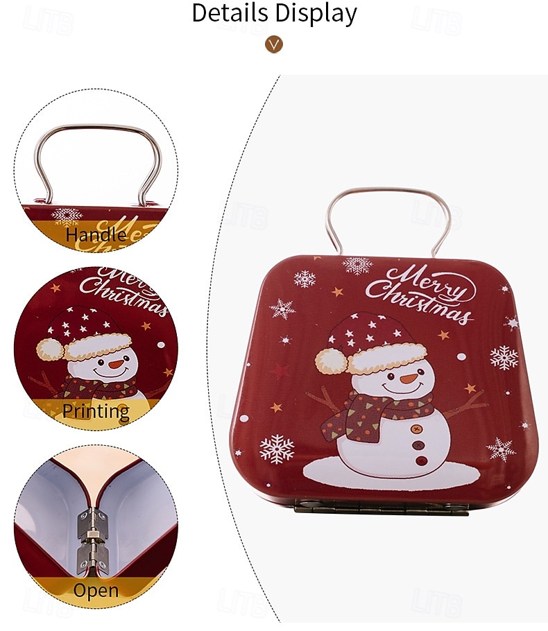 χριστουγεννιάτικα είδη διακόσμησης, τσίγκινη τσάντα μπομπονιέρα, παιδικό δώρο, μίνι τσίγκινο τσαντάκι 2025 - $7.49 –P7