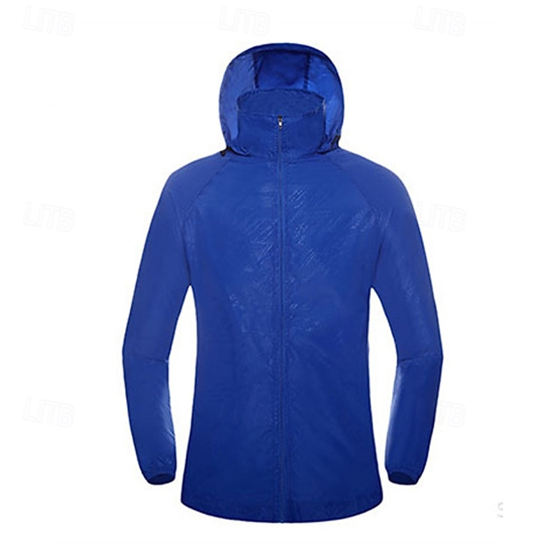 Dames Wandeljack Buitenshuis Zonbescherming Ademend Lichtgewicht jack Windjack Reizen Donker Grijs Zwart Wit Geel Roze 2025 - $17.49 –P10