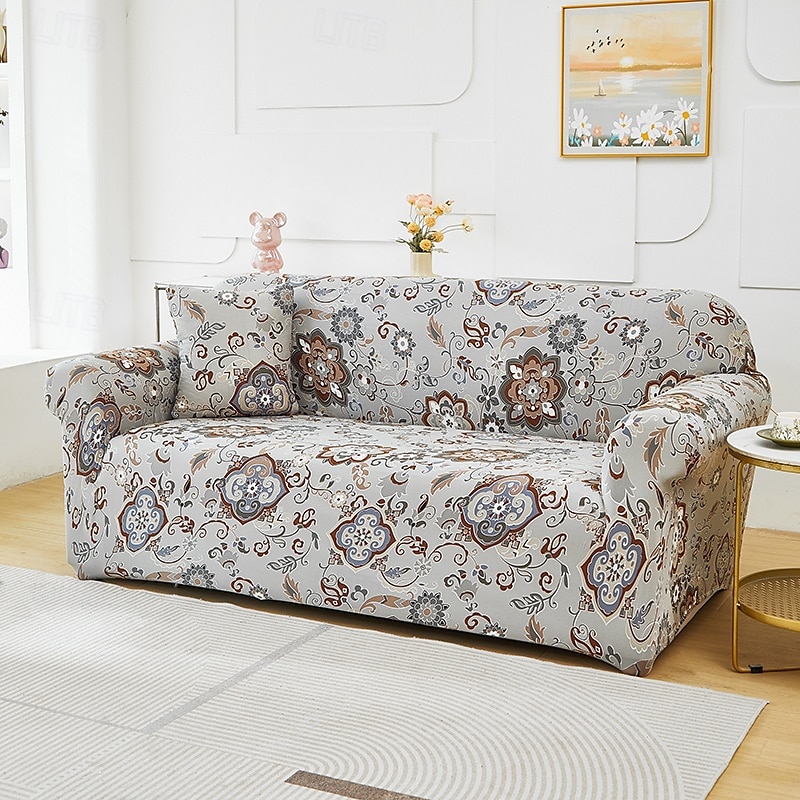 Printed Sofa Cover Elastic Sofa Slipcover for L-Shaped Couches Stylish and Durable Furniture Protector Ideal for Refreshing Your Living Room Decor with a Unique Design 2025 - $36.99 –P9
