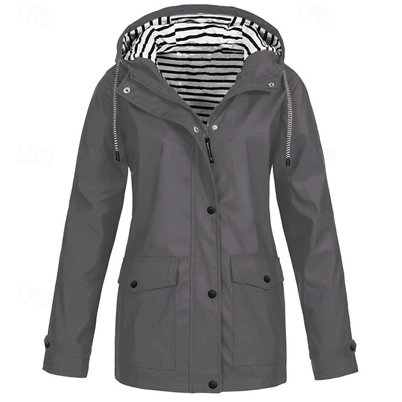 Dámské Dağcı Ceketi Zima Venkovní Voděodolný Větruvzdorné Multi-Pocket Přední zip Bundy 3 v 1 Lehká bunda Celý Zip Kempování a turistika cestování Tmavěhnědá Černá Bílá Žlutá Růžová 2025 - $39.99 –P9