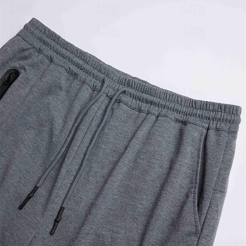 Homme Joggings Pantalon Jogging Pantalon Jogger Cordon Boucle de serviette Poche zippée Couleur Pleine Respirable Séchage rapide Athlétique Fin de semaine Vêtement de rue Casual Sport Athleisure Mince de 2025 ? $11.59 –P4