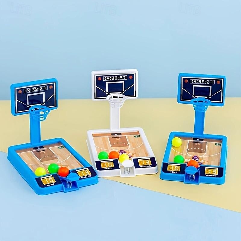 1 mini appareil de tir de table, machine de basket-ball à catapulte à doigts, jouet interactif parent-enfant, cadeau d'anniversaire pour enfants, cadeau pour enfants, jouets pour garçons, capacité de de 2025 ? $11.49 –P4