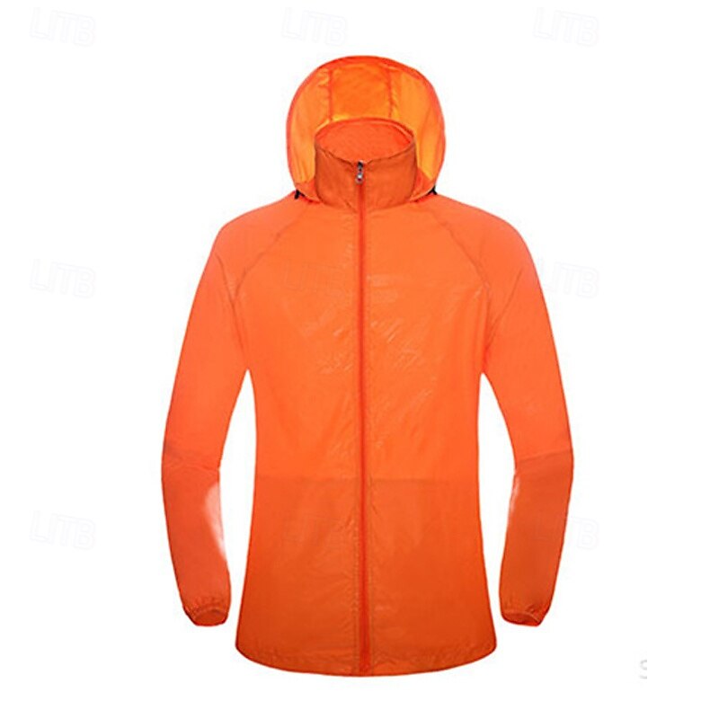 Dames Wandeljack Buitenshuis Zonbescherming Ademend Lichtgewicht jack Windjack Reizen Donker Grijs Zwart Wit Geel Roze 2025 - $17.49 –P11
