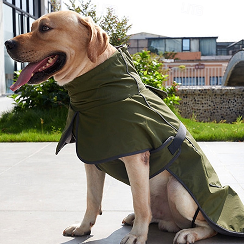 Hund Kappor Jakke Dunjackor Mode Vinter Reflekterande Vattentät Varm Mode Bekväm Utomhus Vardag Hemma kläder Hundkläder for Medium Stor 2025 - $27.99 –P3