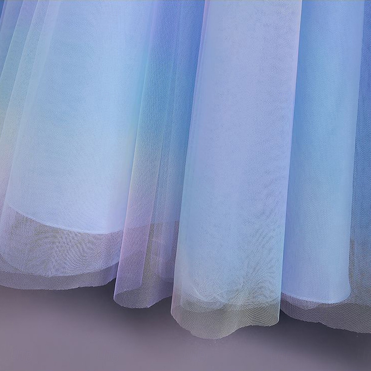 Niños Chica Vestido de Fiesta Color sólido Manga Corta Ocasión especial Princesa Poliéster Vestido de Fiesta Verano Primavera 2-12 años 4 años + Champaña Rosa Azul Piscina 2025 - $39.99 –P9