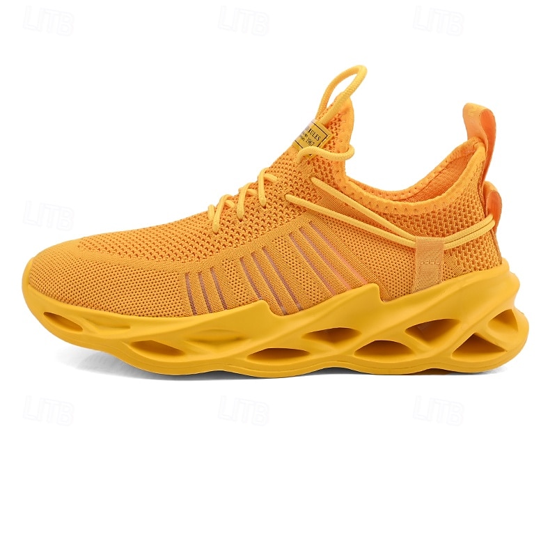 scarpe da corsa traspiranti da uomo verde neon – scarpe sportive leggere con suola ammortizzata per sport e attività all'aperto del 2025 a $46.99 –P7