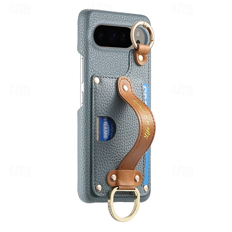 telefon fodral Till Pixel 9 Pro XL Pixel 8 Pro Pixel 8 Pixel 9 Pixel 7 Pixel 7 Pro Pixel 6 Pixel 6 Pro Skal med stativ med handledsrem Kortplats Kontor / företag TPU PU läder 2025 - $18.99 –P14