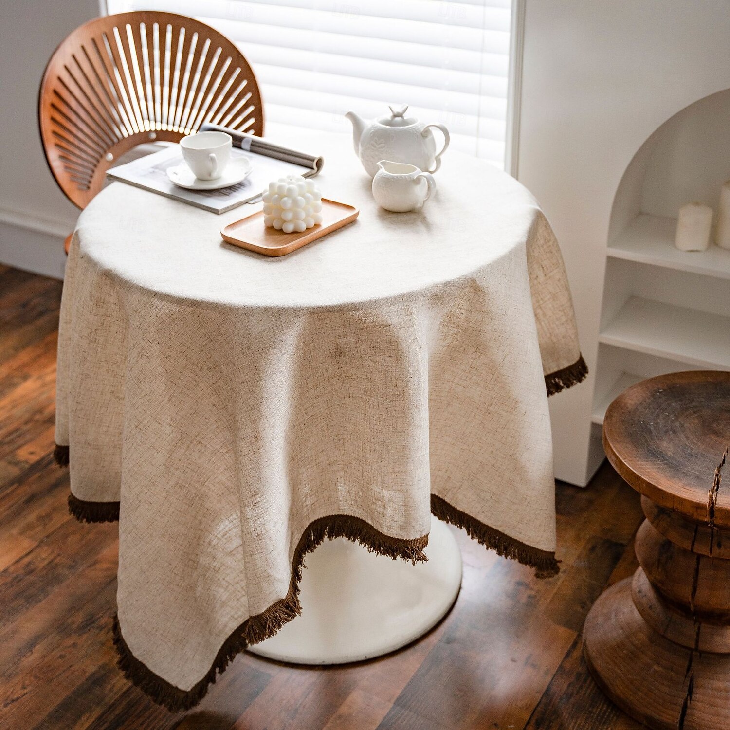 nappes rondes élégantes et durables, parfaites pour les tables de salle à manger et de cuisine, idéales pour un usage quotidien ou des occasions spéciales de 2025 ? $23.99 –P5