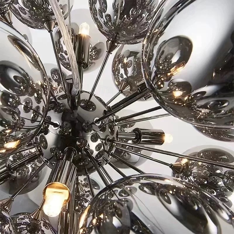 lampada a sospensione a led 60/80cm postmoderno a forma di uva in stile floreale lampadario in vetro sputnik design g9 illuminazione di lusso per la casa soggiorno bar 110-240v del 2025 a $949.99 –P2