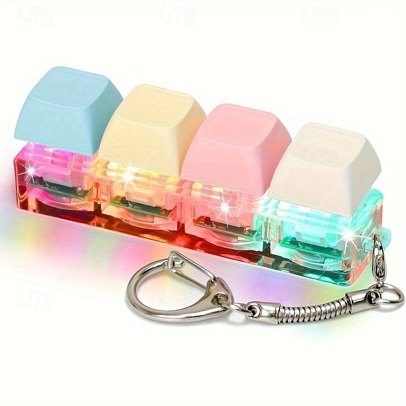 1pc jouet à clic avec clavier lumineux à LED - nouveauté &Jouets gag, jouets à presser pour adultes avec stimulation sensorielle, design de porte-clés amusant et divertissement portable de 2025 ? $18.49 –P1