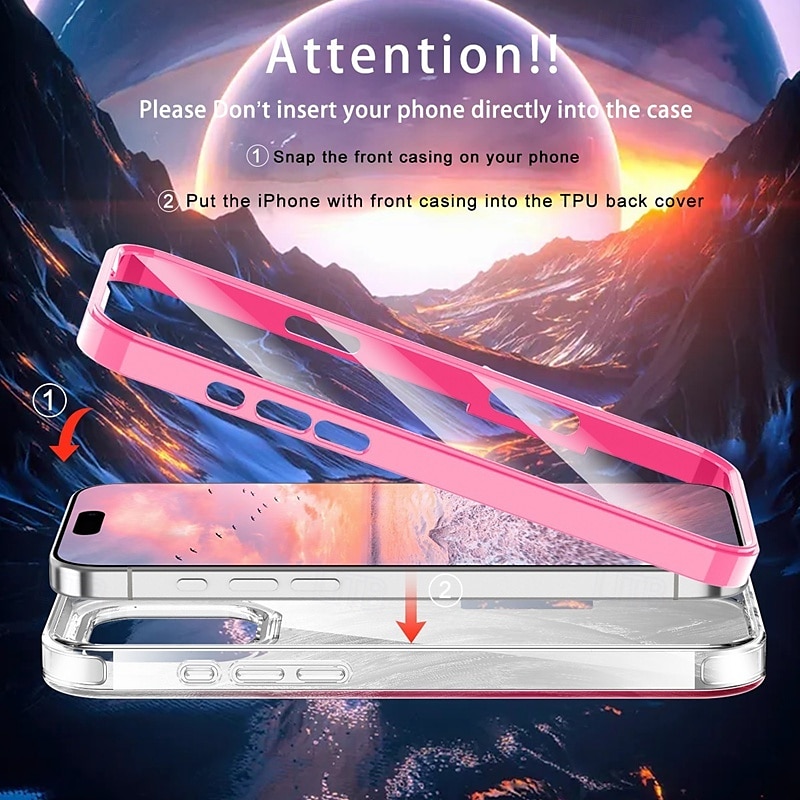 telefoon hoesje Voor iPhone 16 Pro Max Plus iPhone 15 Pro Max Plus iPhone 14 13 12 11 Pro Max Plus Wallet Card Case Ondersteuning draadloos opladen Retro TPU Acryl 2025 - $17.99 –P5