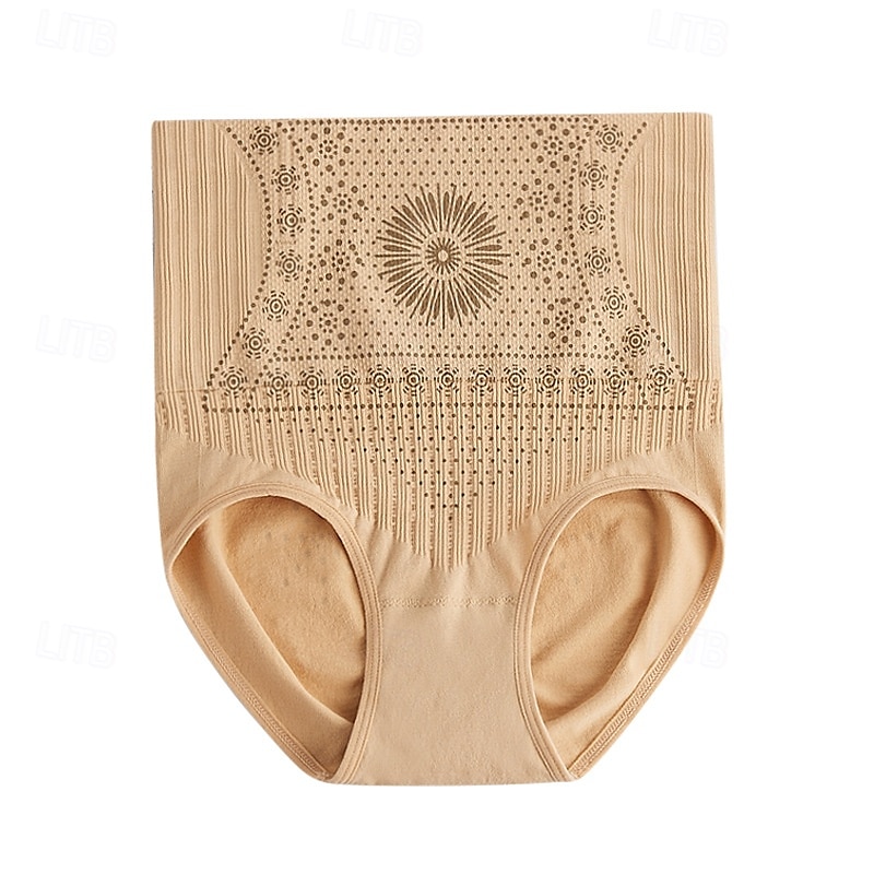 Tanga pentru controlul burticii pentru femei, chiloți modelați cu talie înaltă, brâu din plasă, fără sudură, pentru slăbire, lenjerie de corp, ținute de acasă 2025 - $13.99 –P8