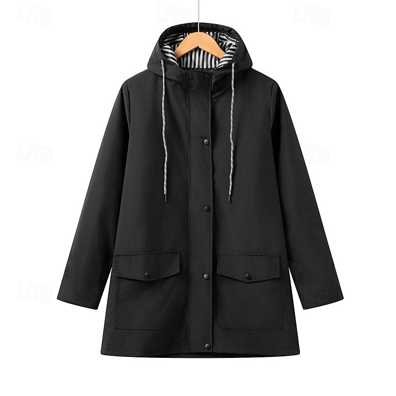 Mulheres Jaqueta Softshell Jaqueta de Trilha Ao ar livre A Prova de Vento Impermeável Jaqueta leve Jaqueta corta-vento Viajar Preto Amarelo Rosa claro Vermelho Azul Marinho de 2025 por $44.79 –P3
