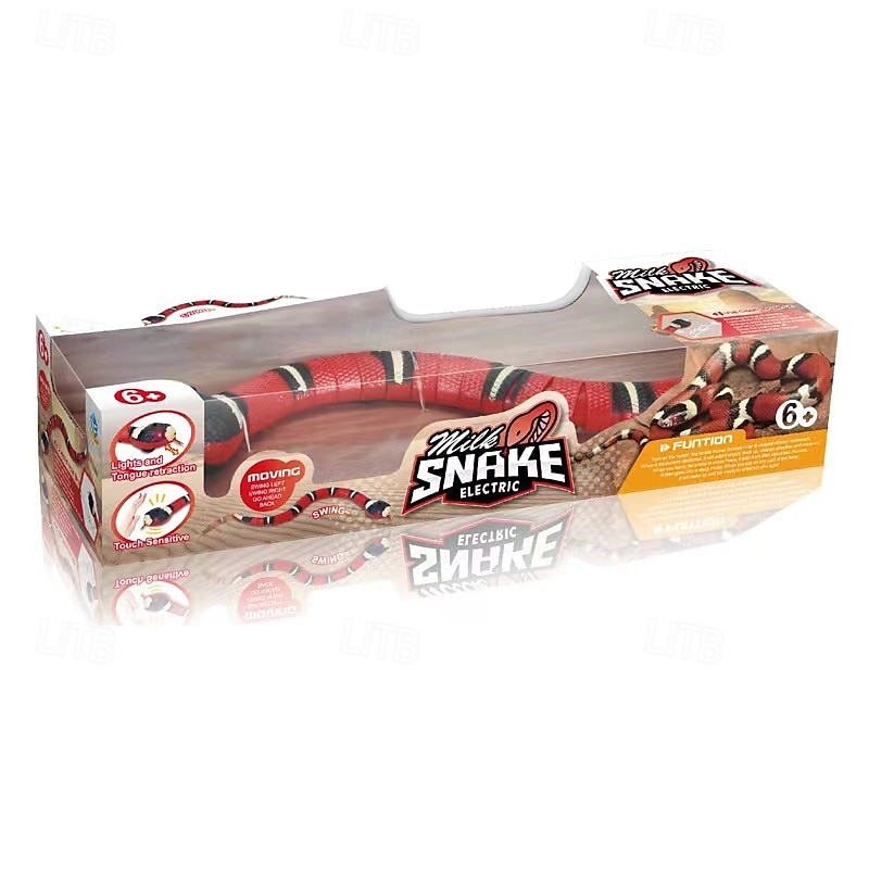 ηλεκτρικό smart ai snake παιχνίδι αυτόματη επαγωγή, ρεαλιστική πονηρή κίνηση για συναρπαστικό παιχνίδι κατοικίδιων, πλήρες διαδραστικό σετ παιχνιδιών 2025 - $31.99 –P3