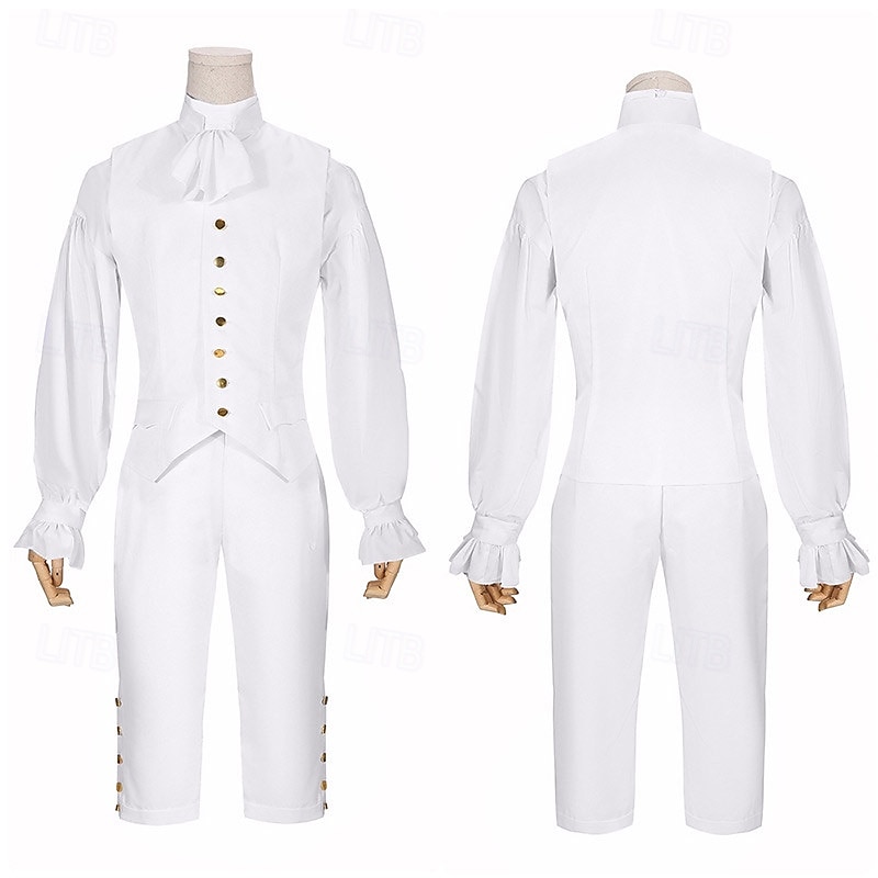 Couples Victorian Costumes Alexander Hamilto Prince Princess Retro Vintage Rococo 17th Century Cosplay Costume Halloween Masquerade Prom Performance 2025 - $180.96 –P2