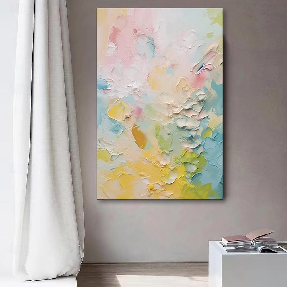 käsintehty öljymaalaus kankaalle seinätaidekoriste moderni abstrakti kodin sisustukseen rullattu kehyksetön venyttämätön maalaus 2026 - $48.99 –P5