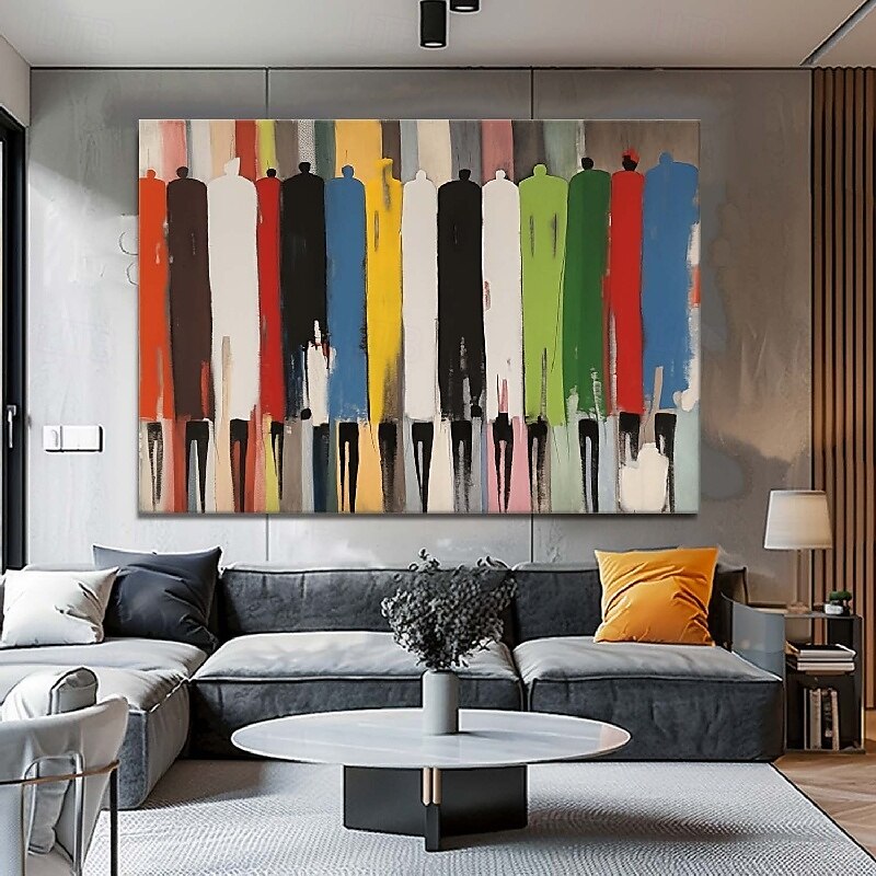 großes Ölgemälde mit Strukturporträt, handgemaltes Frauenporträt auf Leinwand, handgefertigtes Ölgemälde mit Liebespaaren, handgefertigte Wandkunst, moderne Deko-Ideen, Gemälde für Ihr Zuhause und 2025 - $125.99 –P8